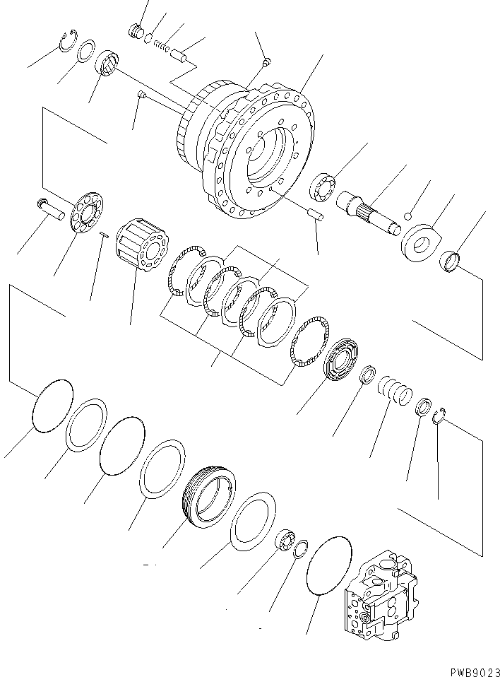 Корпус в сборе (\7\708-8H-04680) KOMATSU
