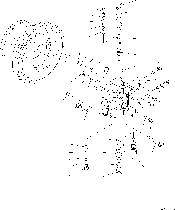 COVER SUB ASS'Y (\7\708-8H-04650) KOMATSU