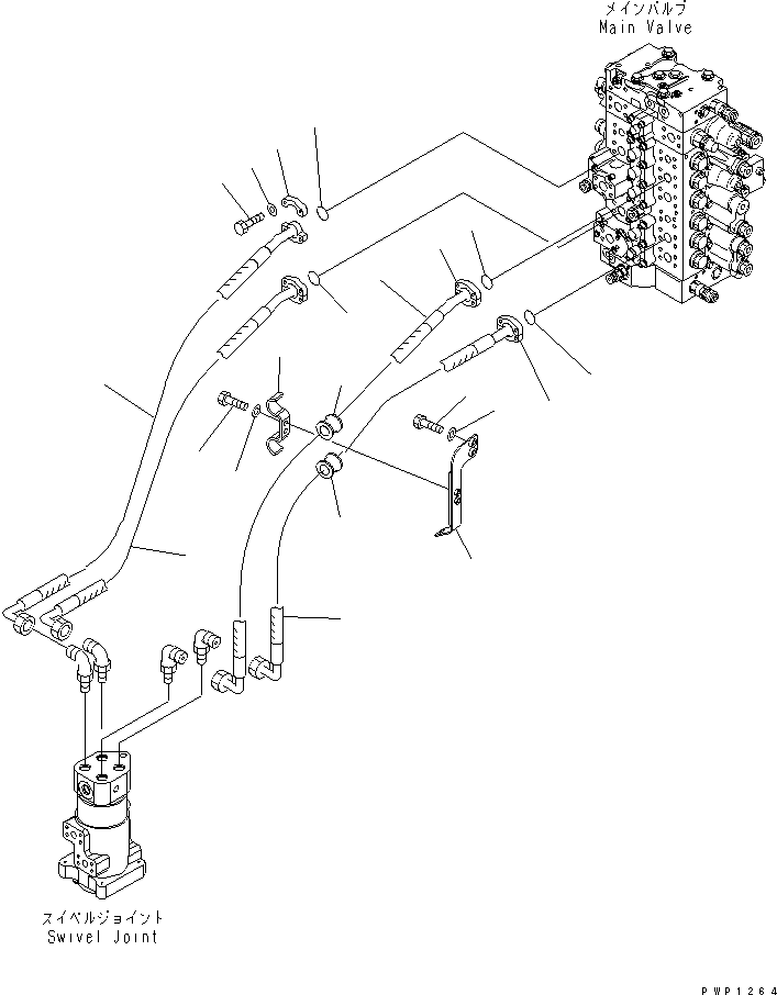 Шланг 206-62-76170 KOMATSU