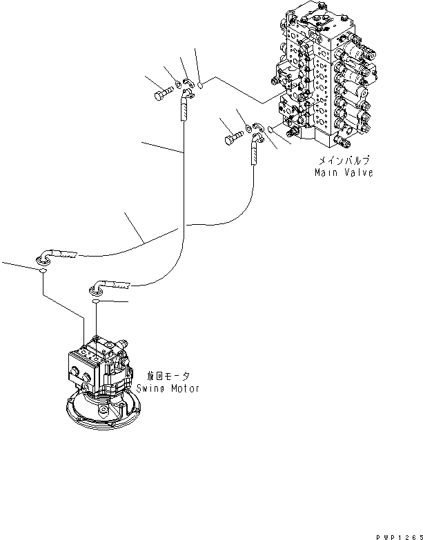 Шланг 206-62-71161 KOMATSU