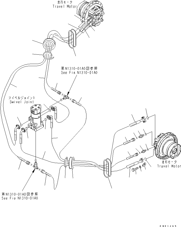Шланг 206-62-71040 KOMATSU