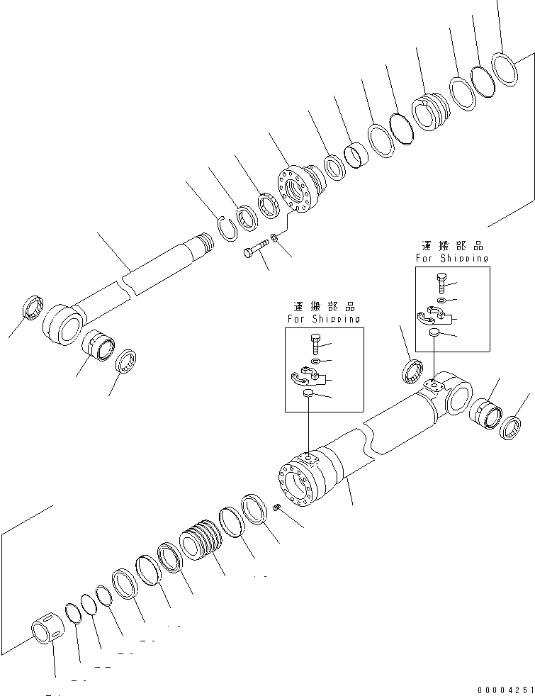Опорное кольцо (комплект) 707-35-34850 KOMATSU