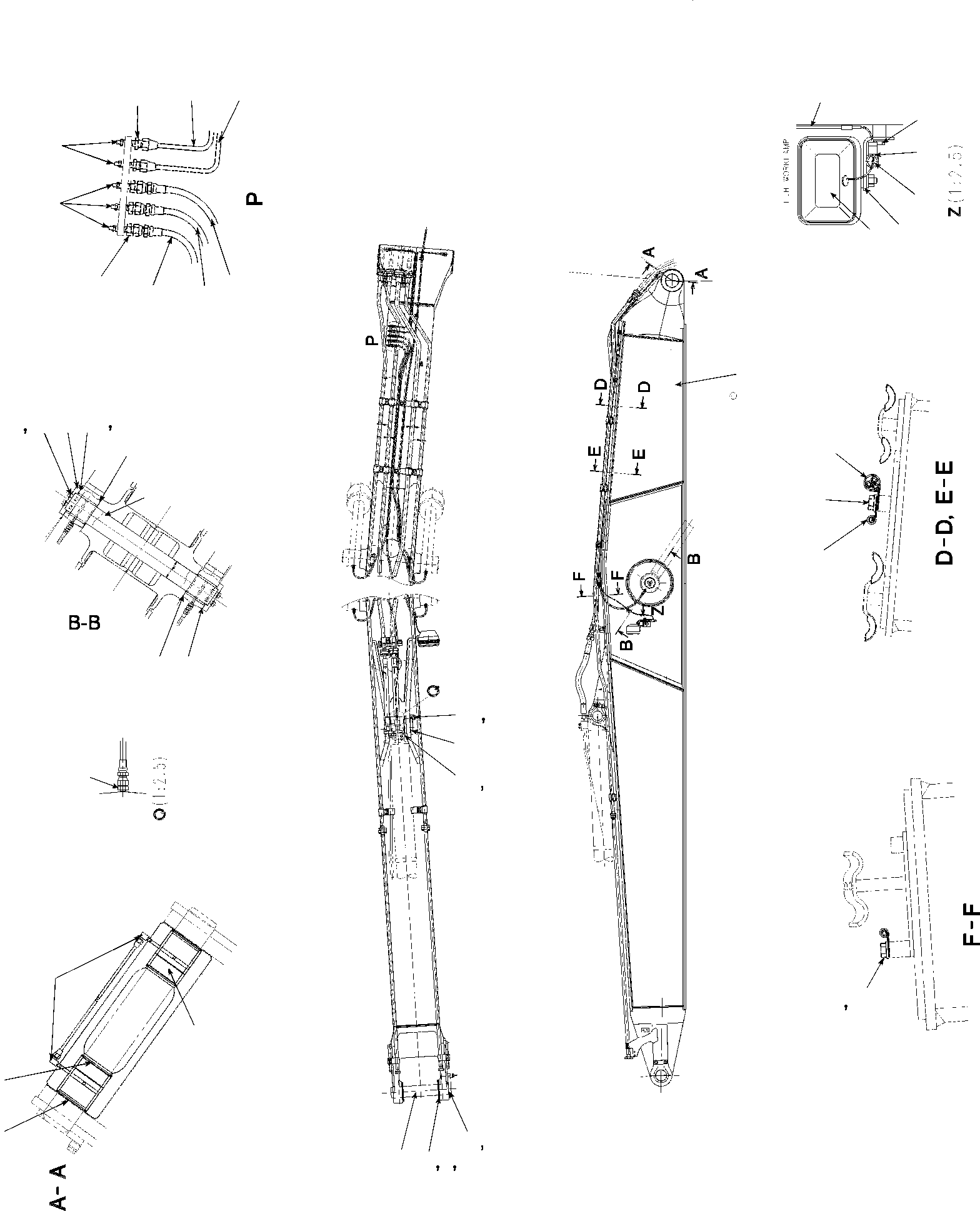Стрела 206-966-KB30 KOMATSU
