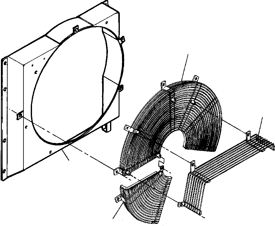GUARD, REAR FINGER 207-03-58360 KOMATSU