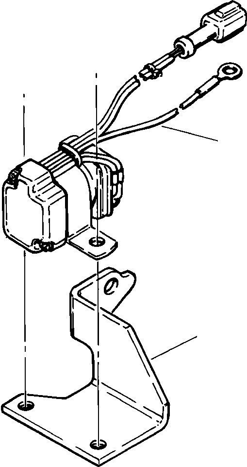 BRACKET, MAGNETIC SWITCH 20Y-01-A1160 KOMATSU