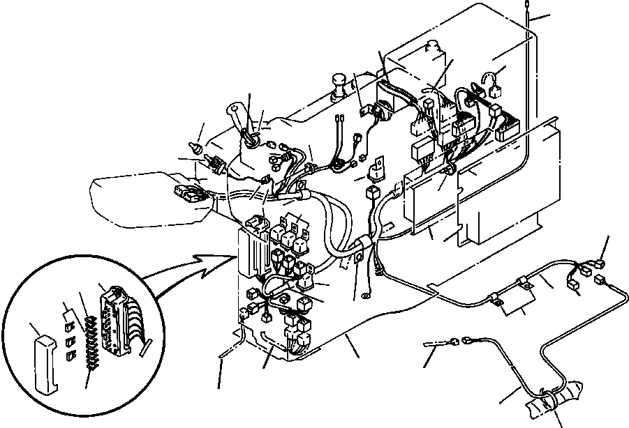 HARNESS, CIRCUIT PANEL WIRING 20Y-06-18121 KOMATSU