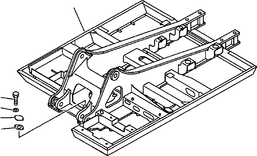 FRAME, REVOLVING - STANDARD 207-46-58140 KOMATSU