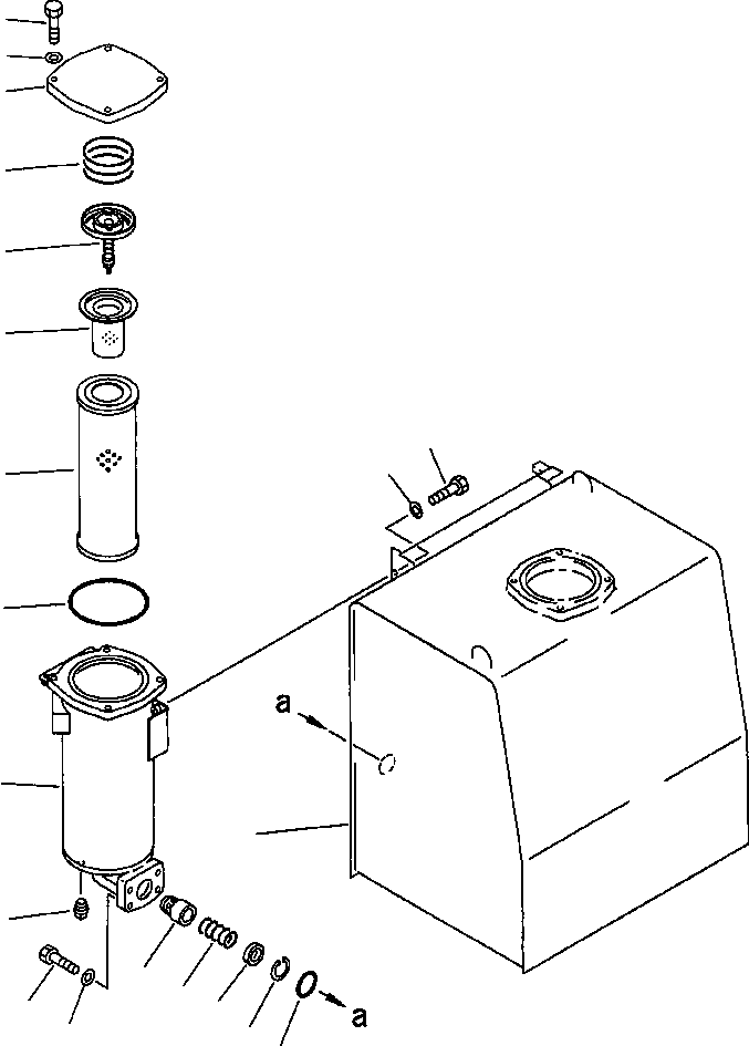 Корпус 207-60-51140 KOMATSU