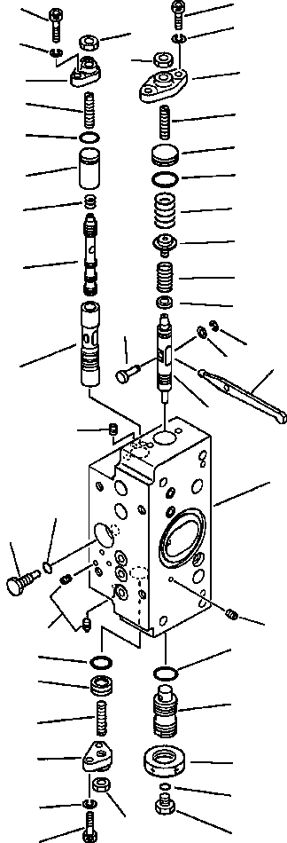 SERVO VALVE SUB A. 708-27-08311 KOMATSU