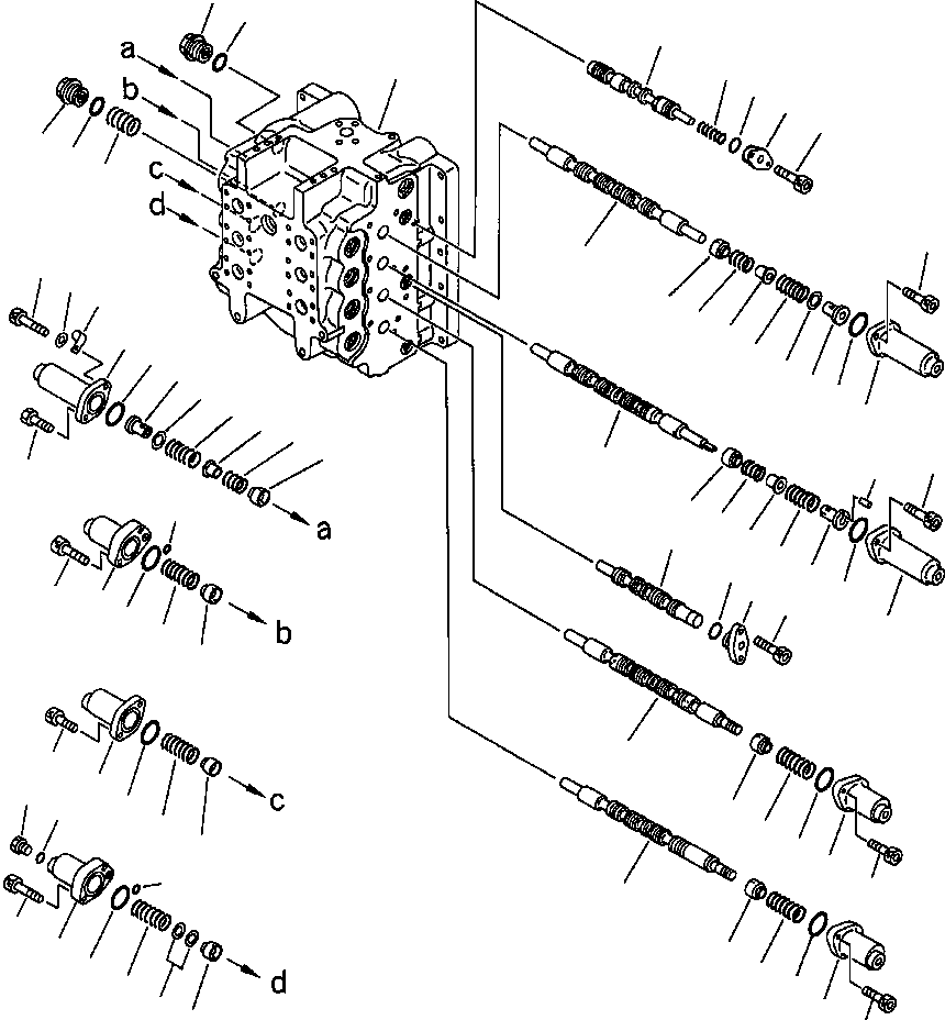 Клапан в сборе 709-94-93103 KOMATSU