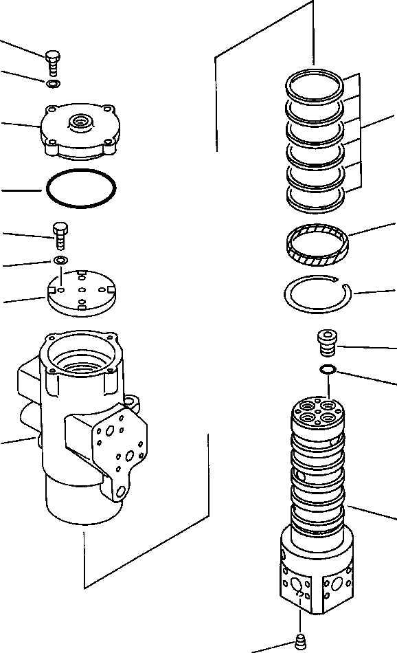 Поворотное соединение в сборе 703-09-33210 KOMATSU