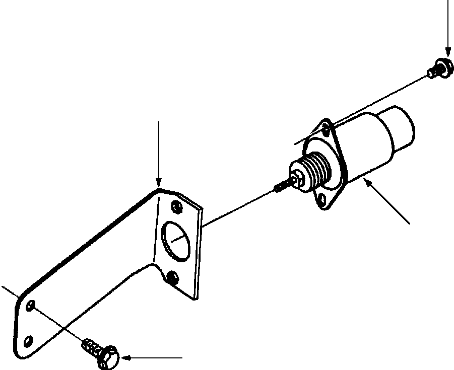 SOLENOID, FUEL PUMP 1296 700 H1 KOMATSU