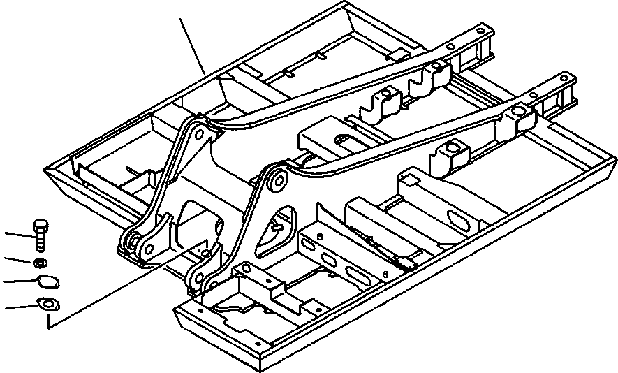 FRAME, REVOLVING - WITHOUT WATER SEPARATOR OPTION 207-46-51230 KOMATSU
