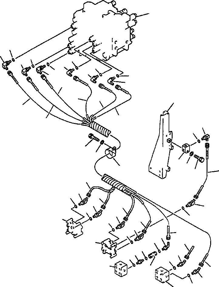 Шланг в сборе 207-62-53642 KOMATSU