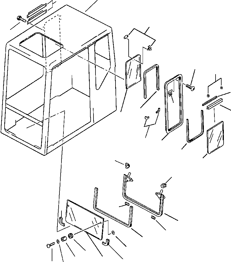 Облицовка 207-54-54170 KOMATSU