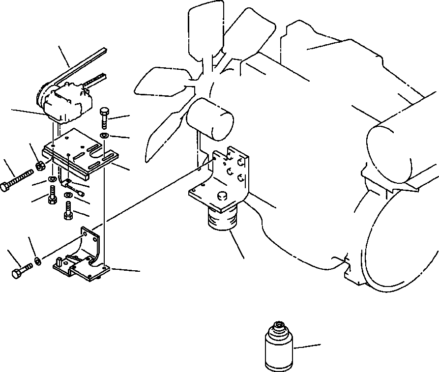 Кронштейн 207-979-5120 KOMATSU