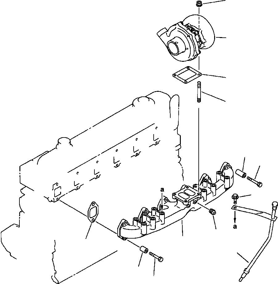 MANIFOLD,EXHAUST 6221-11-5120 KOMATSU
