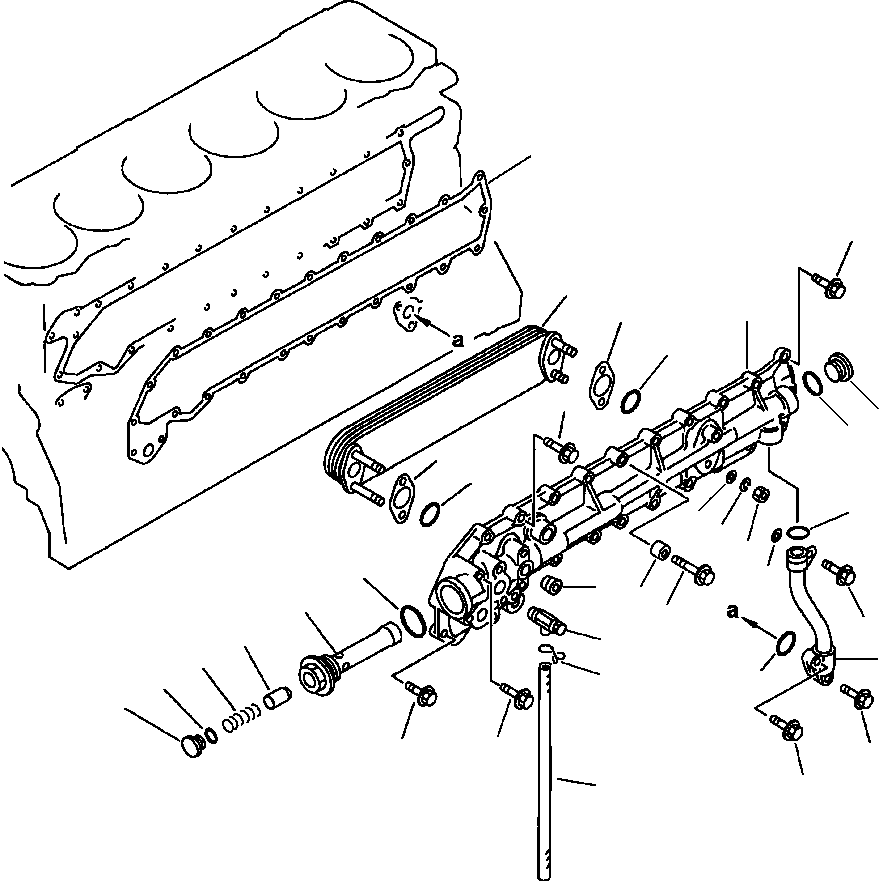 ELEMENT,OIL COOLER 600-651-1430 KOMATSU