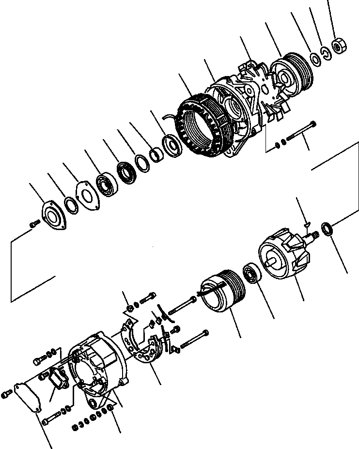ALTERNATOR ASSEMBLY - 30 A 600-821-7690 KOMATSU