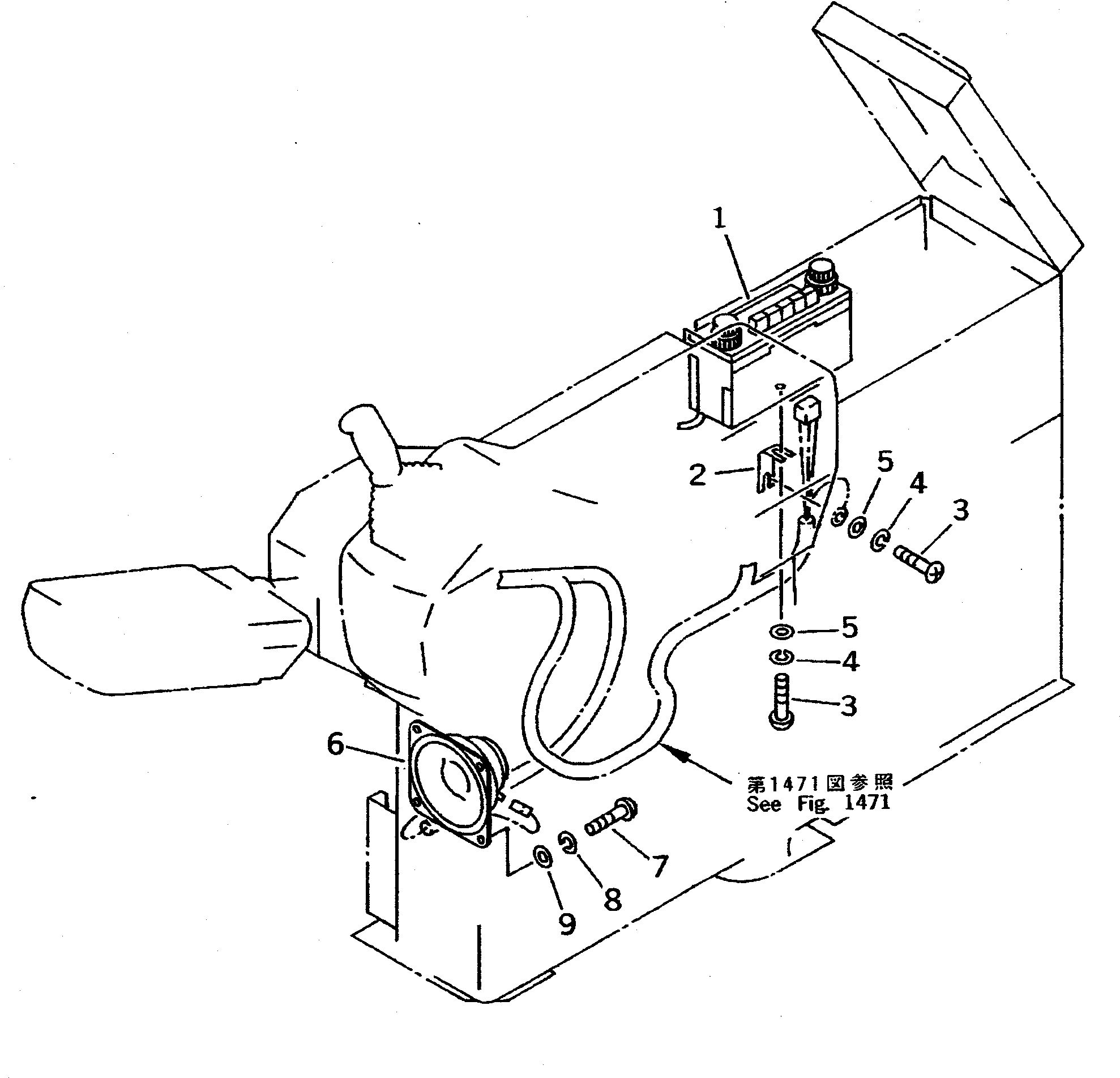 AM RADIO GROUP (\8\20Y-06-X9201) KOMATSU