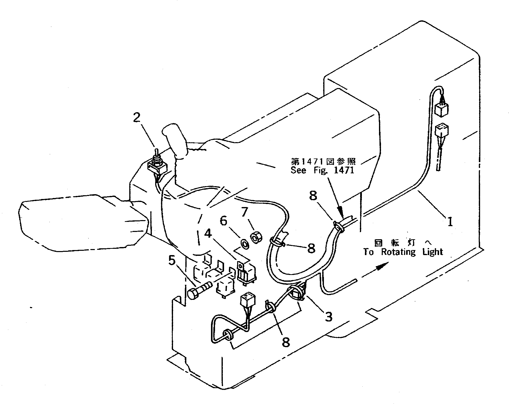 FLASHER GROUP (\8\207-06-X9220) KOMATSU
