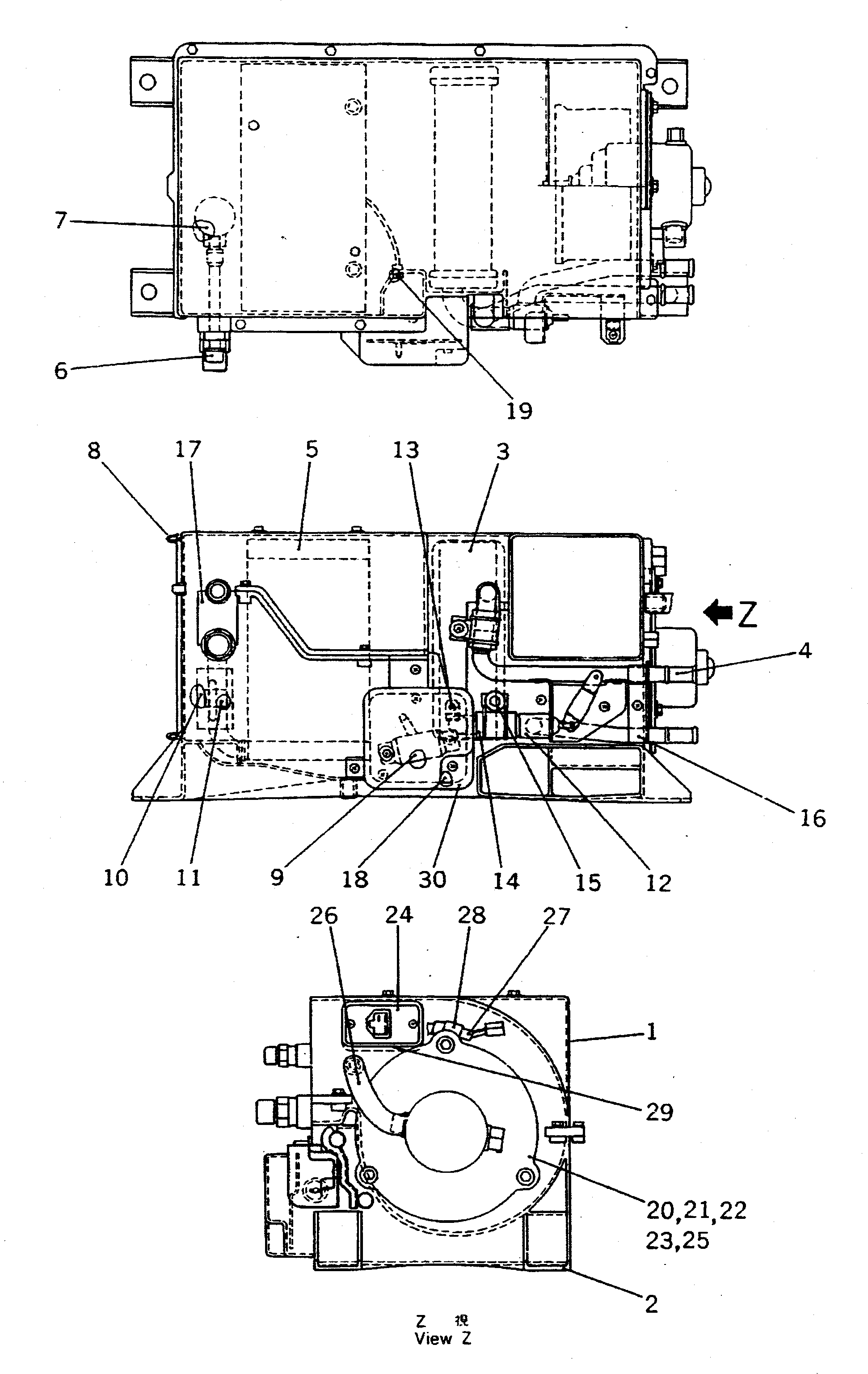 AIR CONDITIONER G. (\8\207-979-X110) KOMATSU