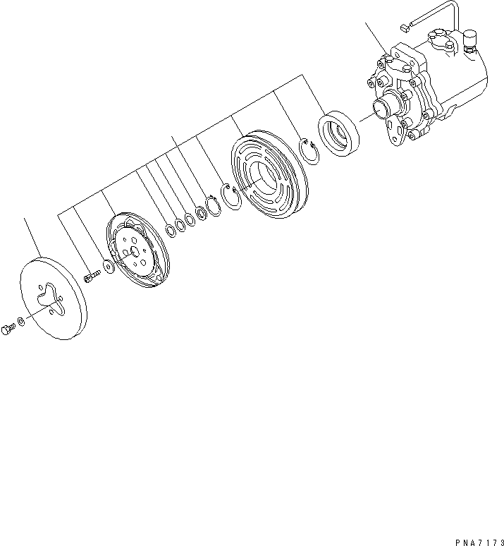 Компрессор TW7001-0100 KOMATSU