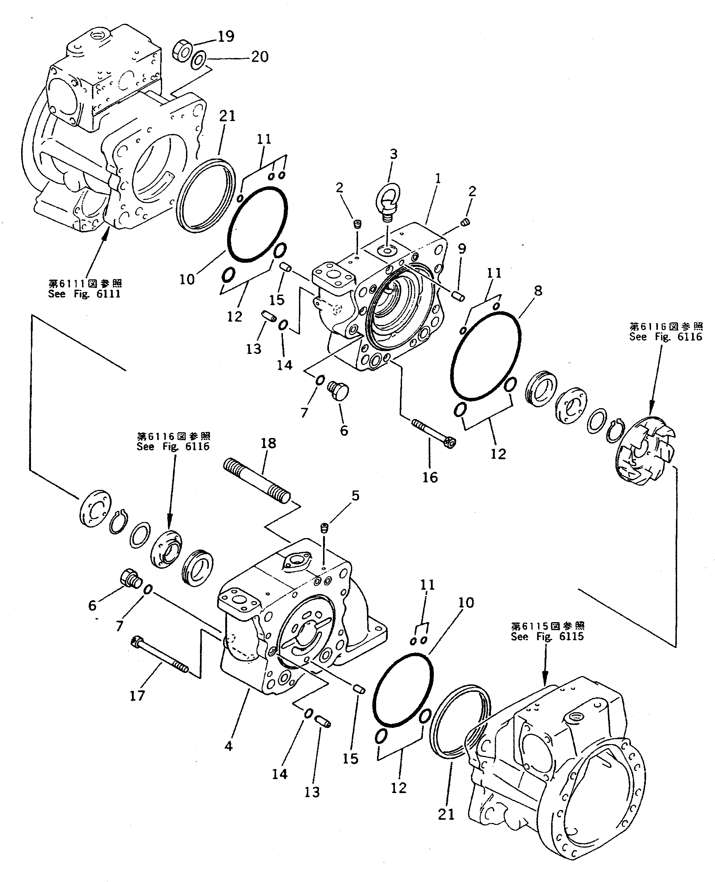 Уплотнительное кольцо круглого сечения (\7\07000-03025) KOMATSU