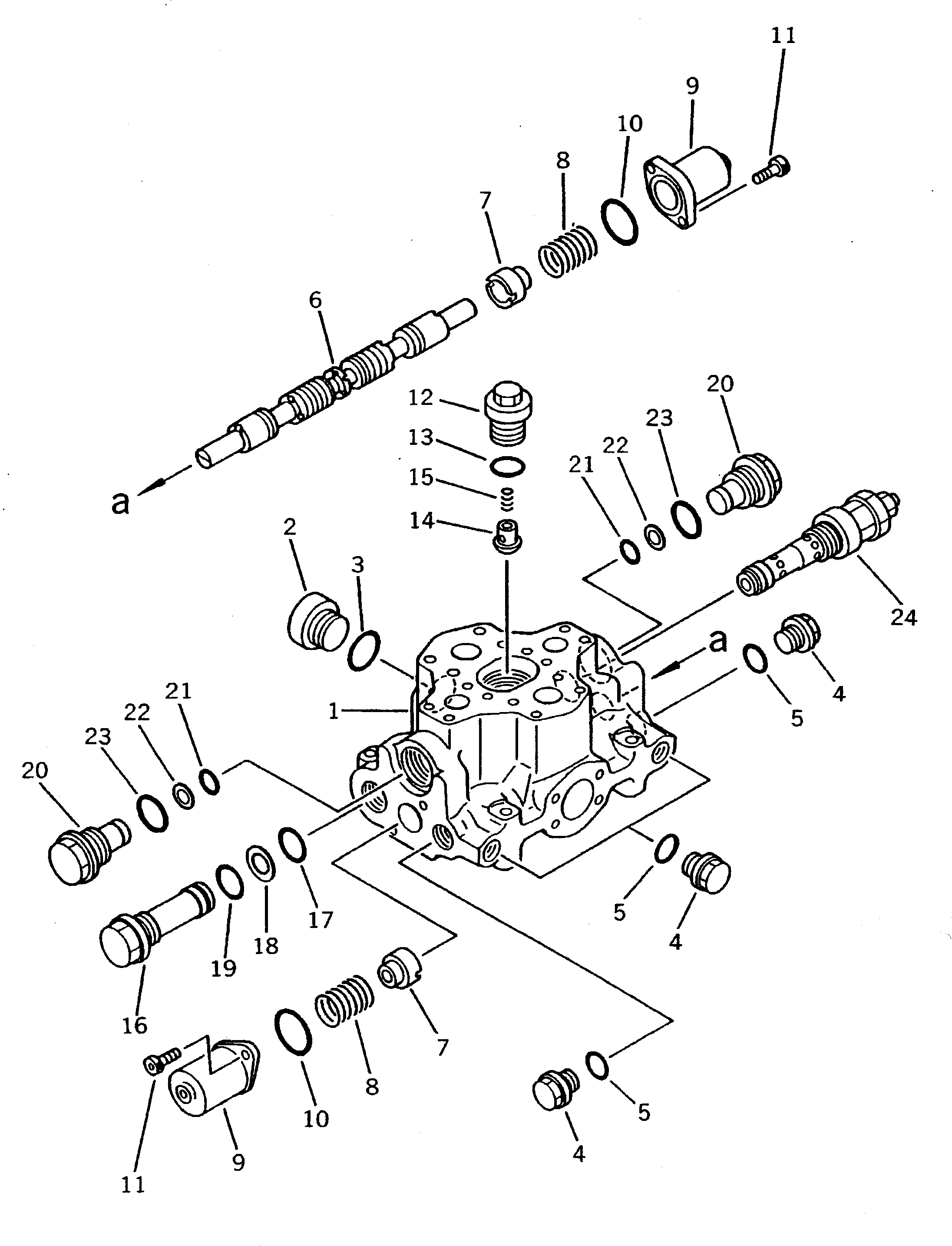Клапан в сборе 700-91-47000 KOMATSU
