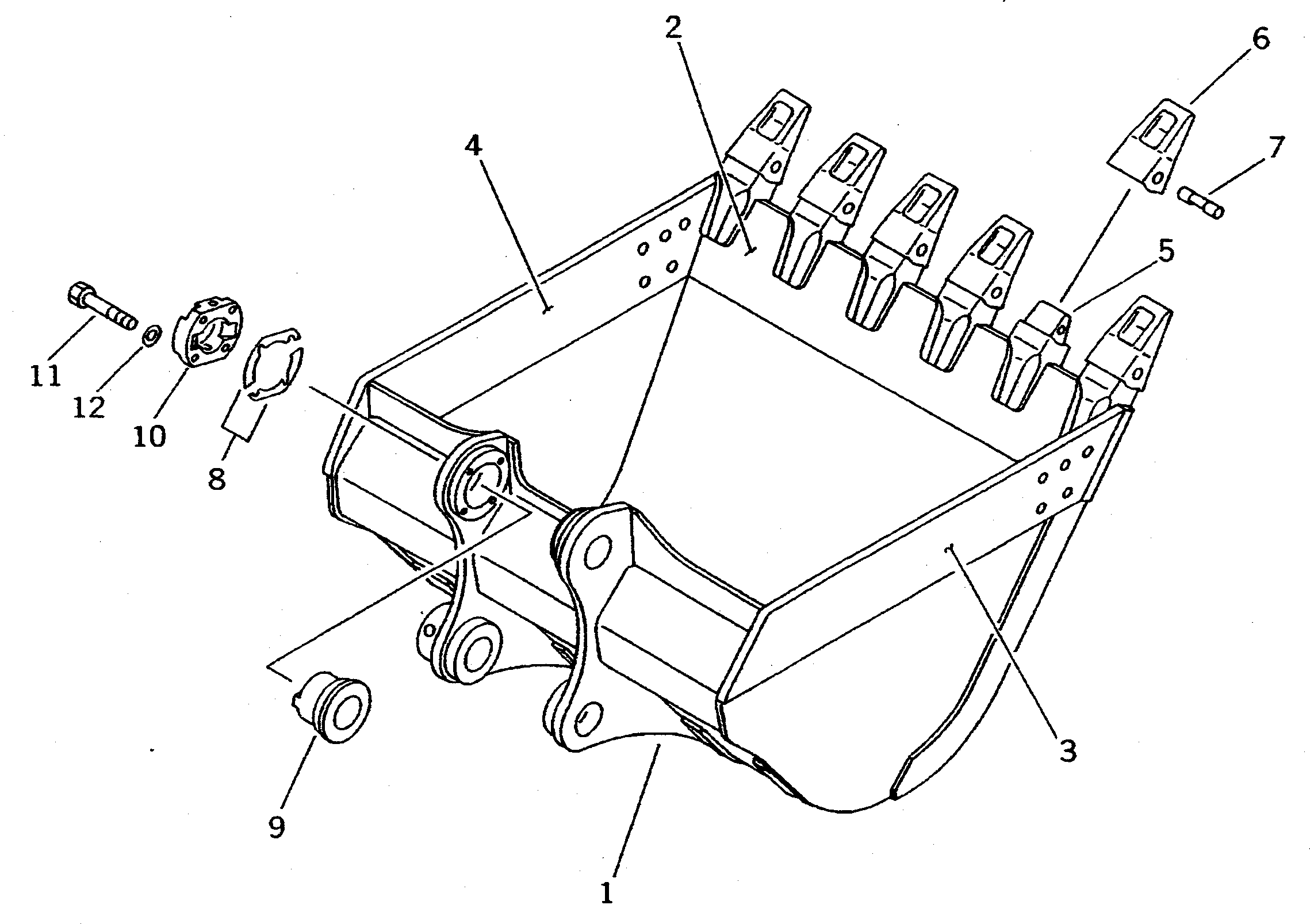 BUCKET GROUP (\8\207-920-X130) KOMATSU