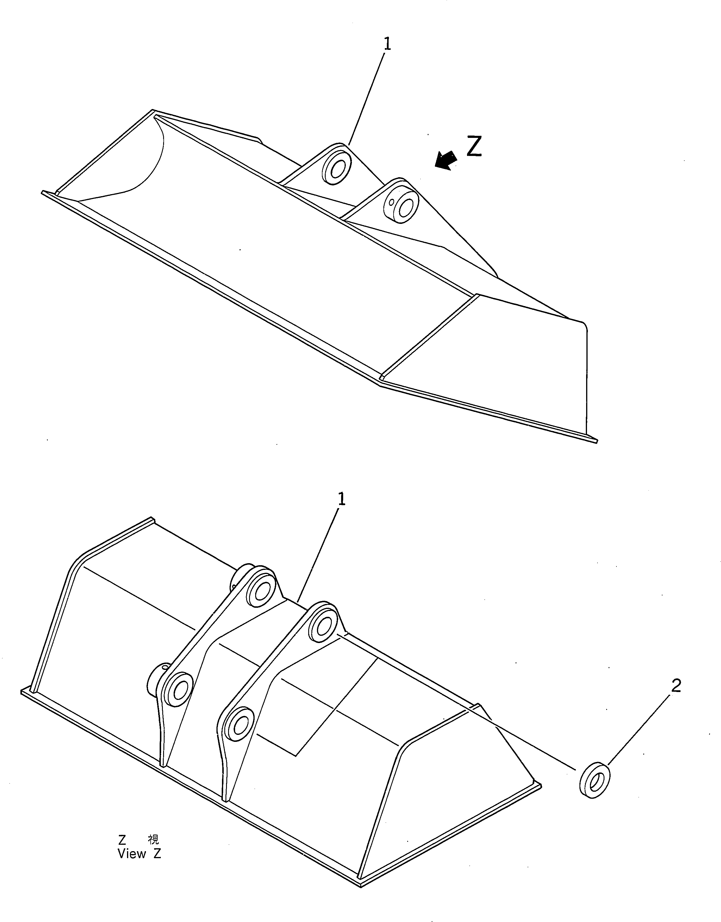 Упорное кольцо 207-70-34310 KOMATSU