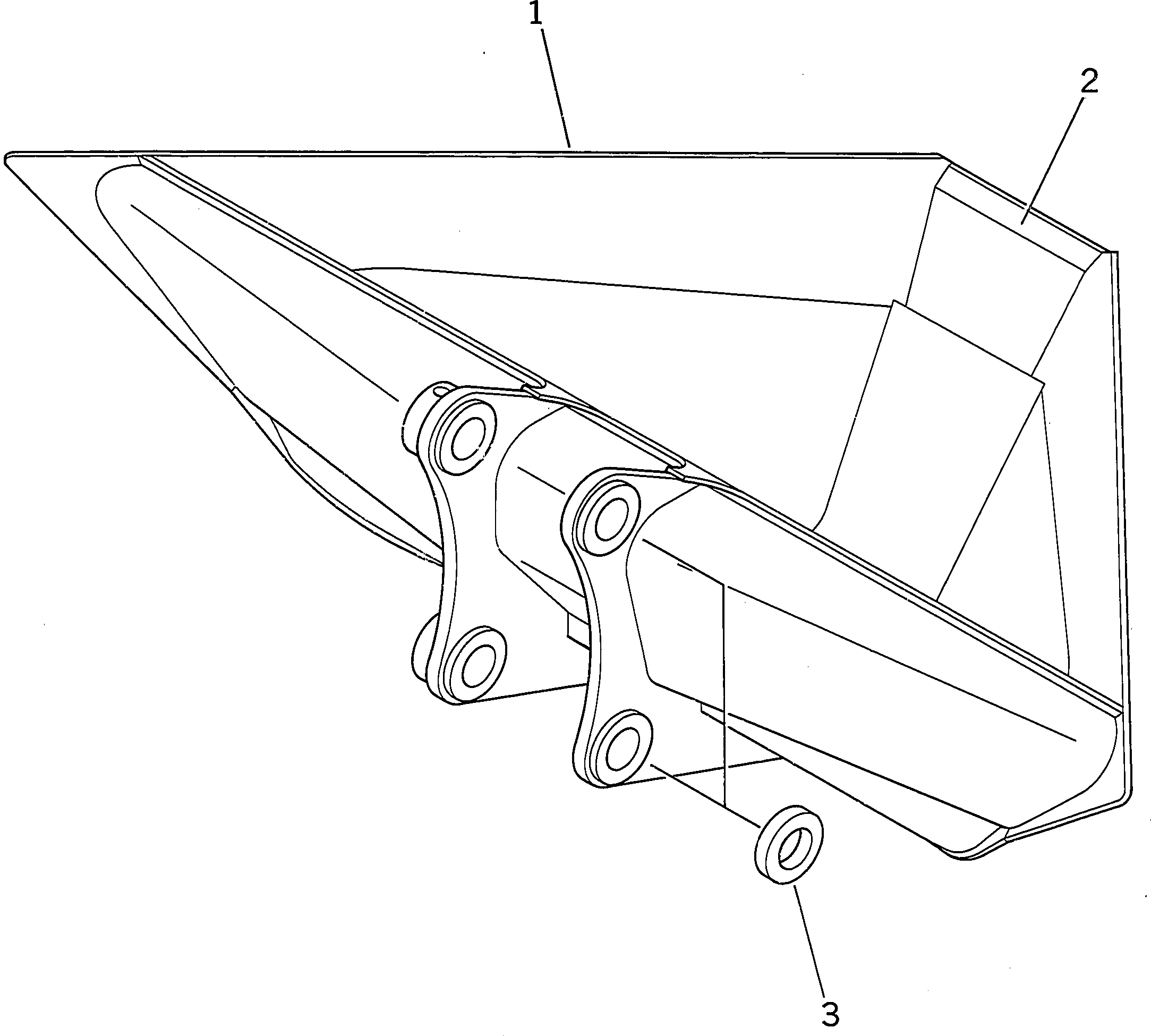 Ковш 207-929-1110 KOMATSU