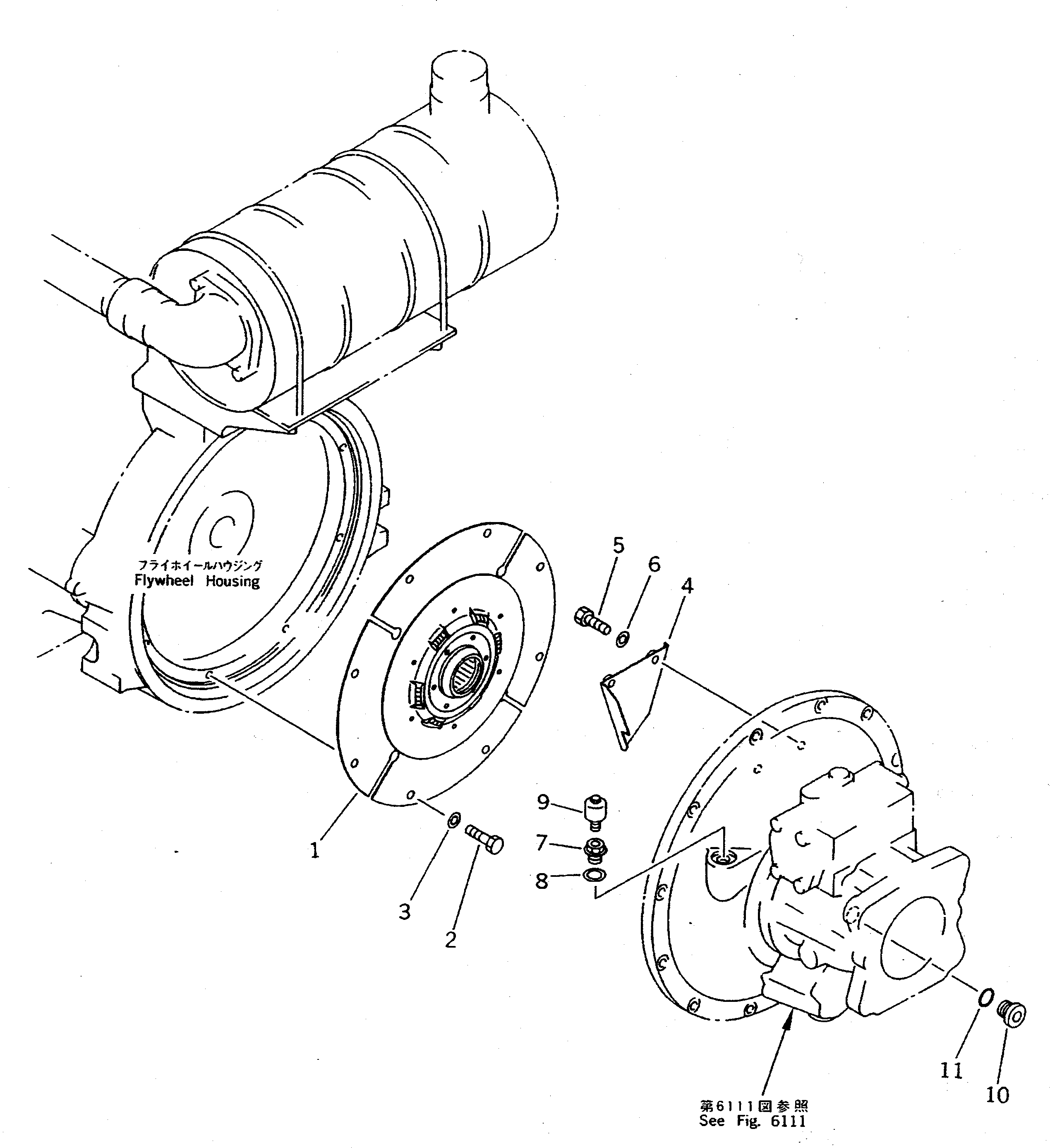 DAMPER,DISC 208-01-51500 KOMATSU