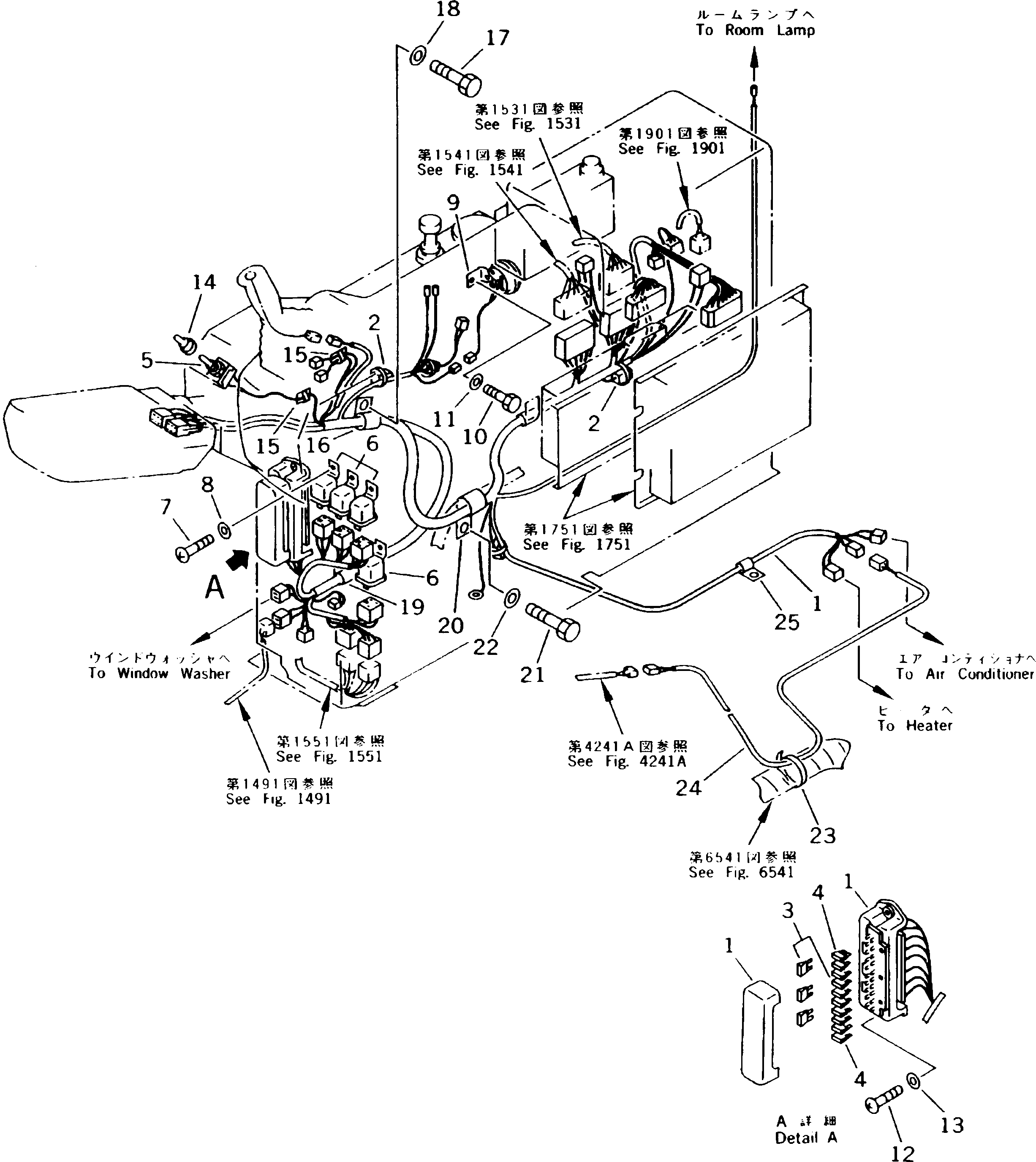 WIRING HARNESS,(EC SAFETY REGULATION) 207-06-K1213 KOMATSU
