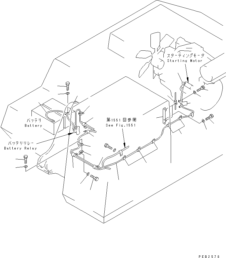 CABLE,(EC SAFETY REGULATION) 207-06-K1330 KOMATSU