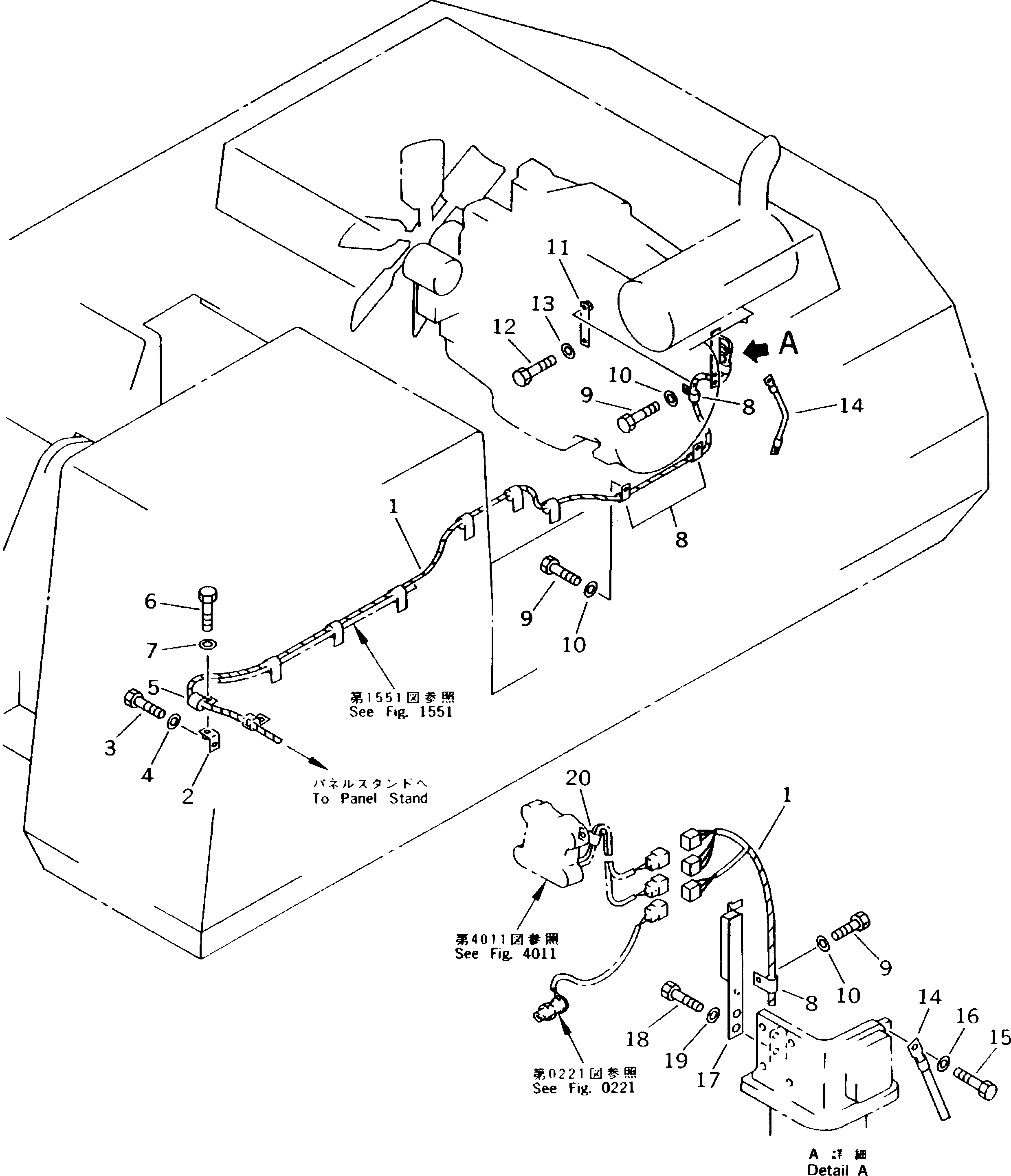 WIRING HARNESS,(EC SAFETY REGULATION) 207-06-K1320 KOMATSU