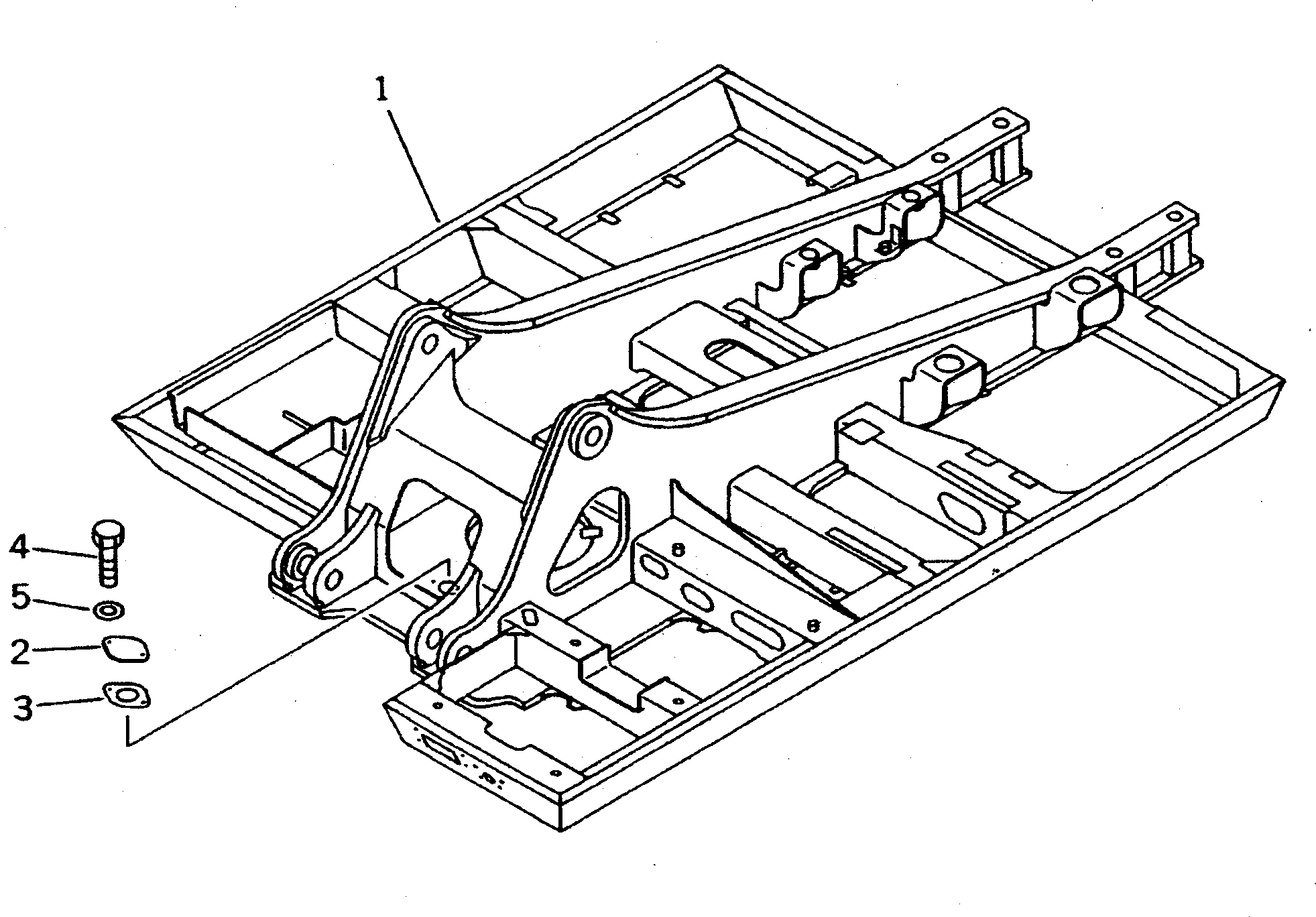 FRAME,REVOLVING 207-46-K1361 KOMATSU