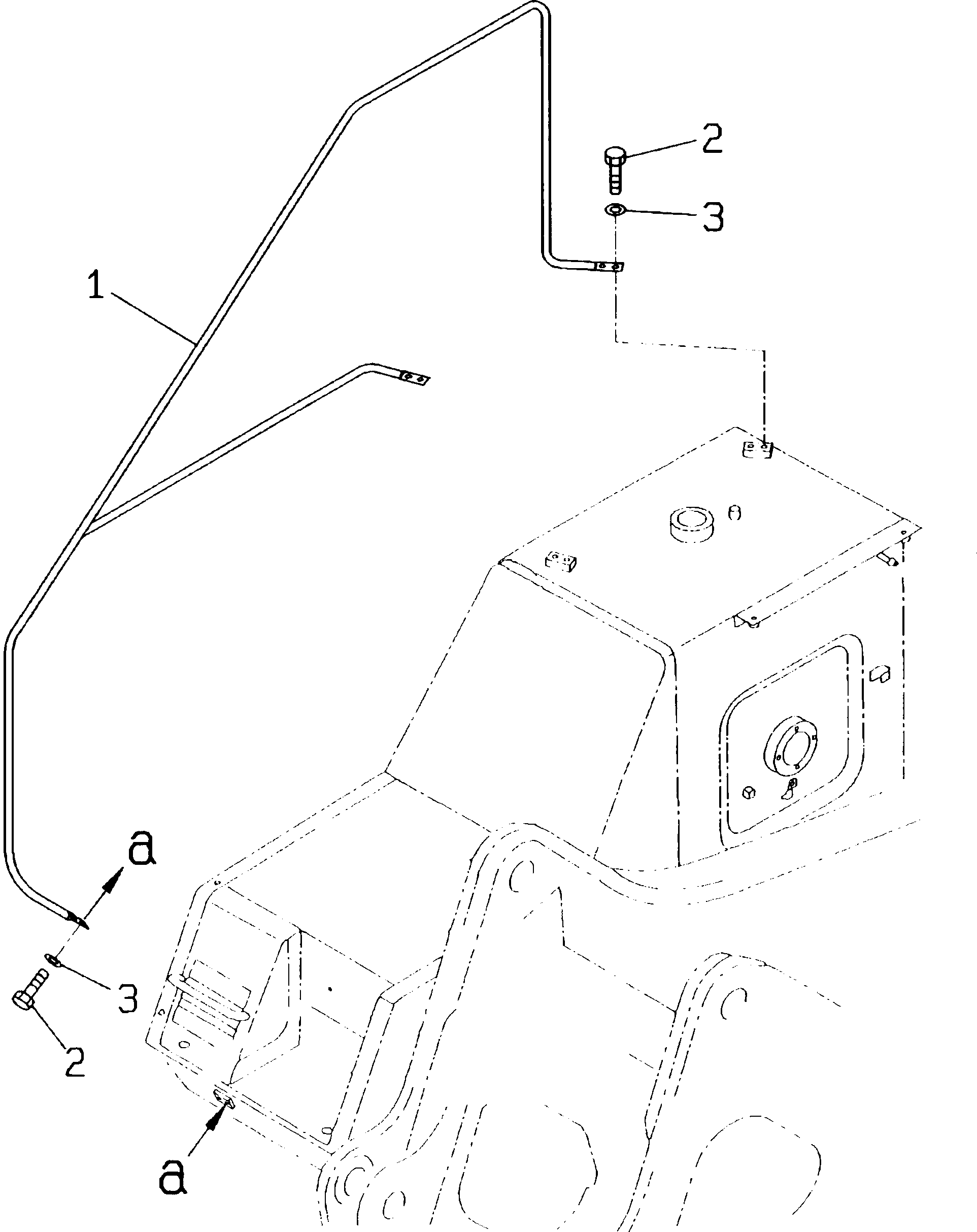 Поручень 207-54-K2150 KOMATSU