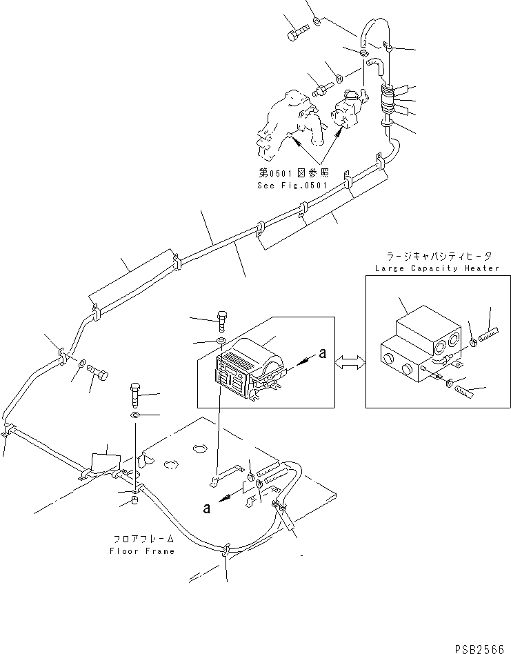 HEATER ASS'Y 203-977-K140 KOMATSU