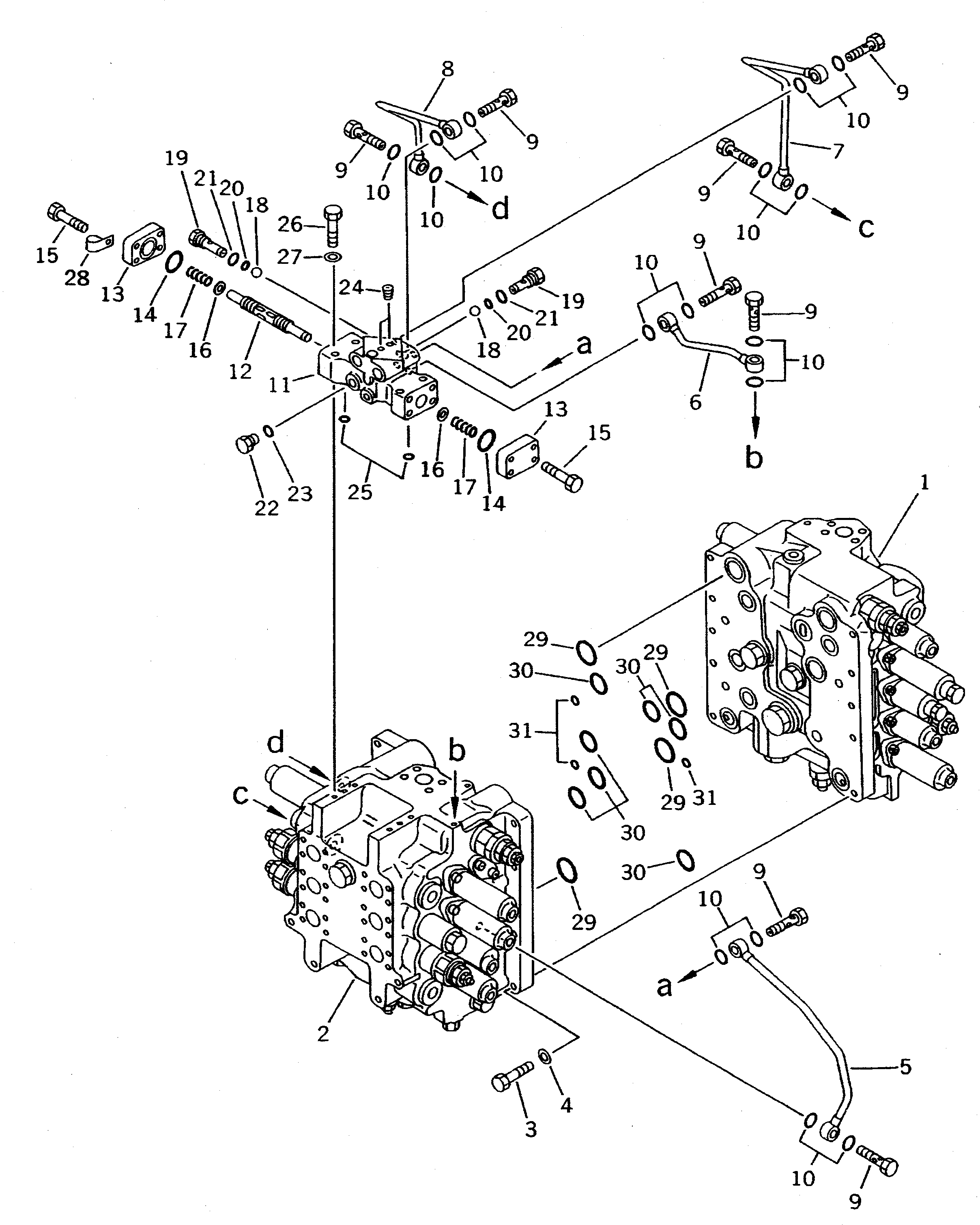 Клапан в сборе (\2\709-95-93103) KOMATSU