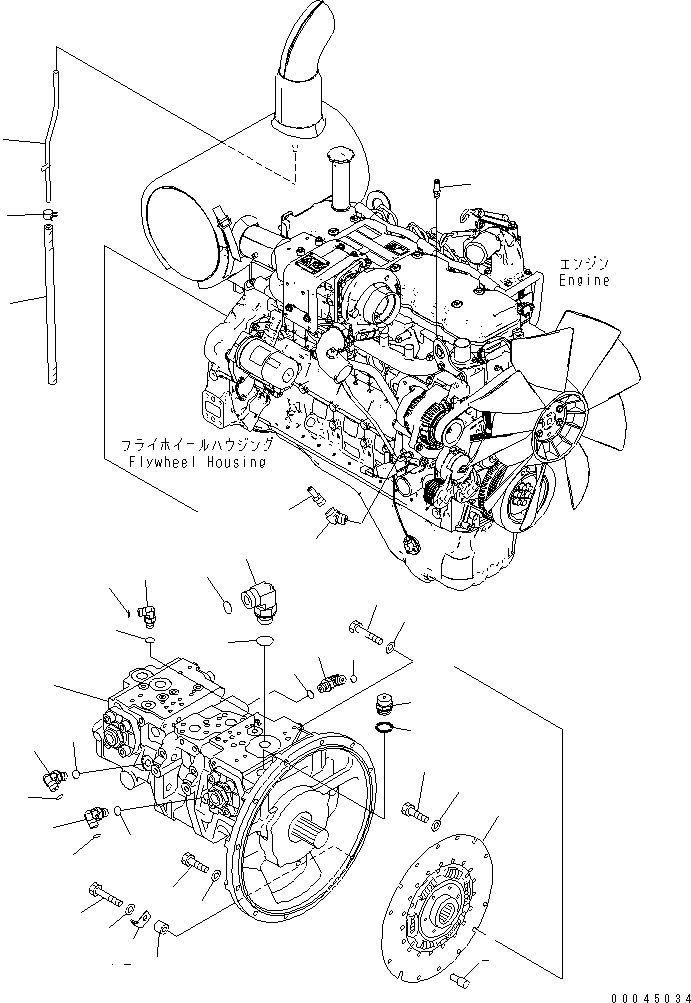 Насос в сборе (708-2L-00270) KOMATSU