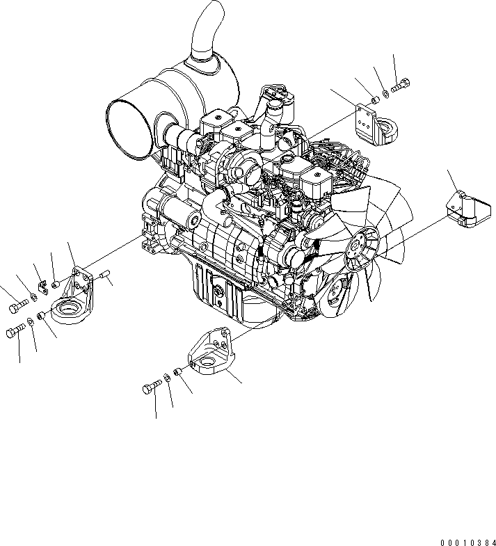 Кронштейн 22U-01-21350 KOMATSU