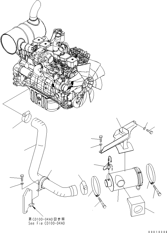 Шланг 22U-01-81340 KOMATSU