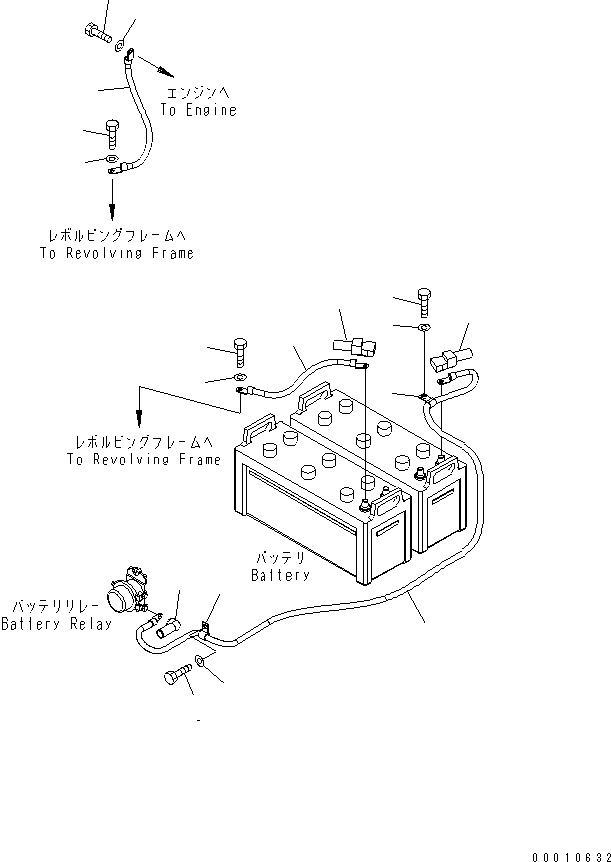 Кабель 08028-CC200 KOMATSU