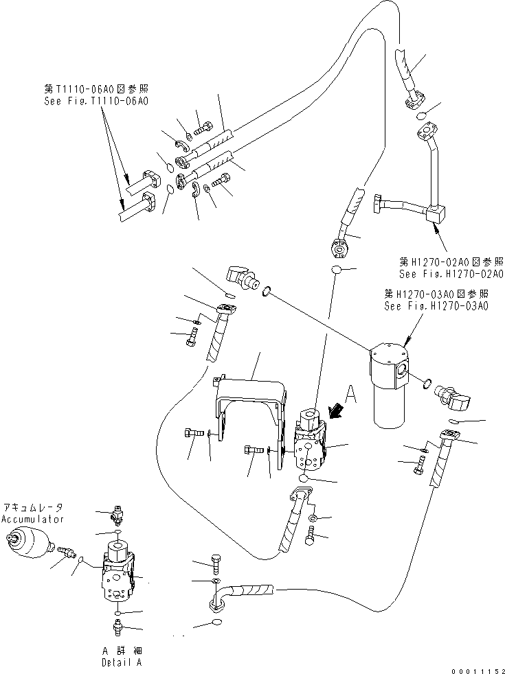 Шланг 22U-62-87380 KOMATSU