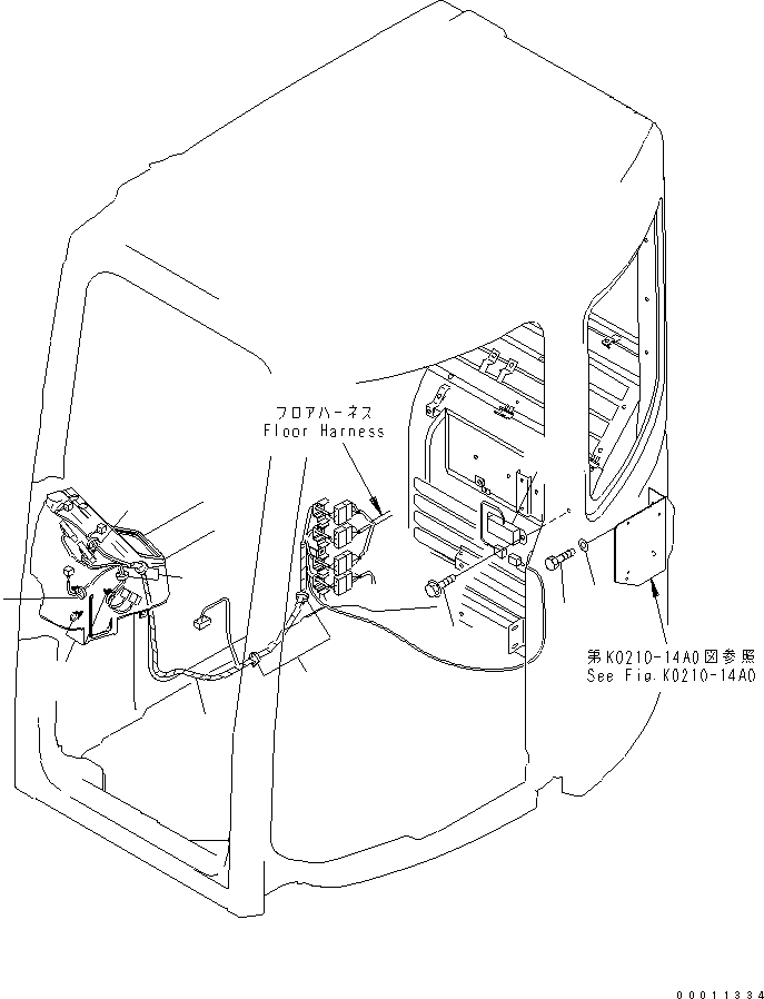 Жгут проводов 22U-06-82690 KOMATSU