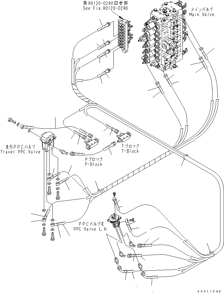 Шланг 22U-62-85340 KOMATSU