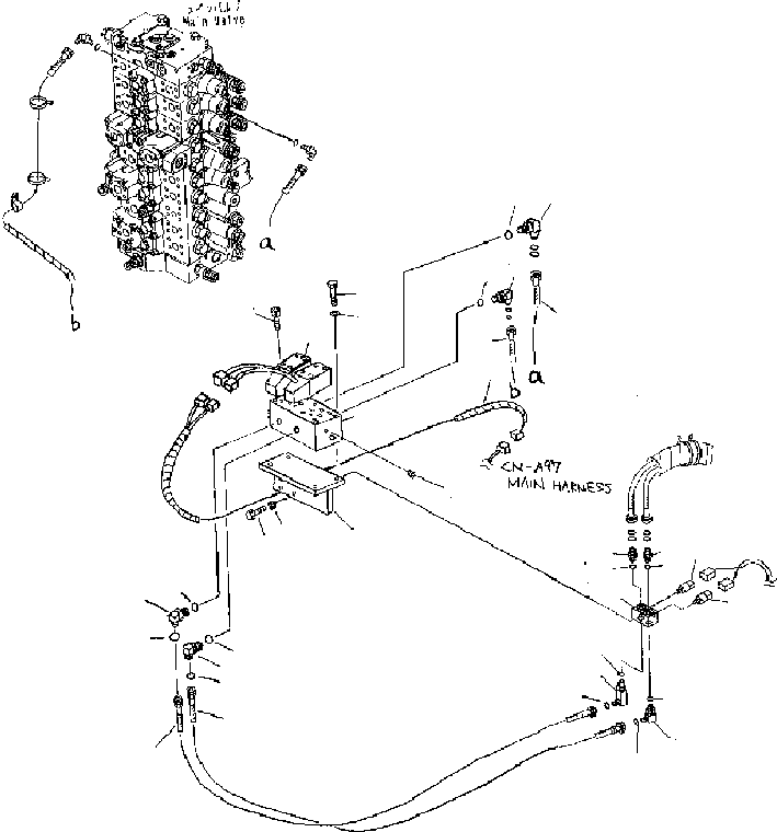 HOSE ASSY 20762KA940 KOMATSU