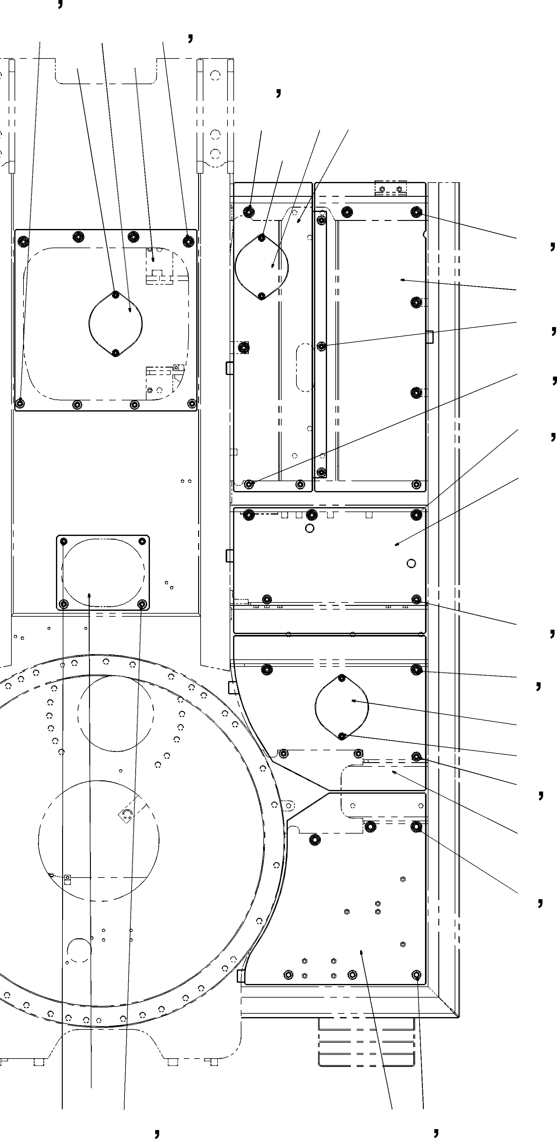 Крышка 207-54-KB740 KOMATSU