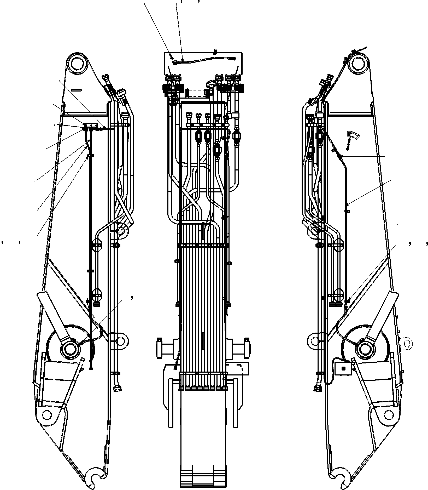 Трубка 207-70-81450 KOMATSU